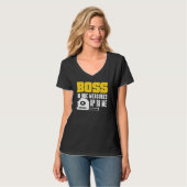 T-shirt Pour les patrons   Gestionnaire de devis (Devant entier)
