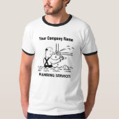 T-shirt pour les services de plomberie (Devant)
