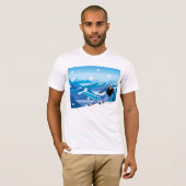 T-Shirt pour les skieurs de descente (Devant entier)