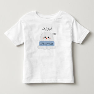 T-shirt Pour Les Tous Petits 1er jote fantôme d'Halloween