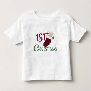 T-shirt Pour Les Tous Petits 1er Noël-bébé en stock