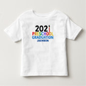 T-shirt Pour Les Tous Petits 2021 Diplôme d'études préscolaires sur mesure (Devant)