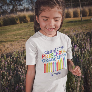 T-shirt Pour Les Tous Petits 2023 Diplôme d'études préscolaires sur mesure