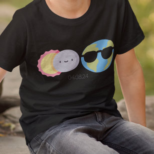T-shirt Pour Les Tous Petits 2024 Total Éclipse Solaire Enfants mignons