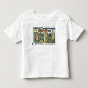 T-shirt Pour Les Tous Petits 2 rois 2 1-24 Élijah monte au ciel dans un