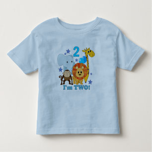 T-shirt Pour Les Tous Petits 2ème Jungle d'anniversaire