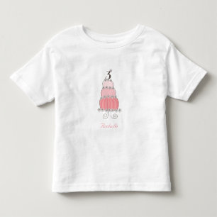 T-shirt Pour Les Tous Petits 3ème fête d'anniversaire de la fille rose