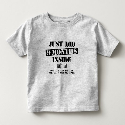 T-shirt Pour Les Tous Petits 9 Mois à l'Intérieur (Devant)