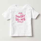 T-shirt Pour Les Tous Petits À L'Arrière De La Voie De Fleurs De Mer Parties sc (Devant)