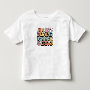 T-shirt Pour Les Tous Petits À l'ère de ma deuxième année d'école 2e année Ense
