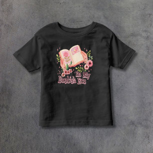 T-shirt Pour Les Tous Petits À mon Ère livresque rose