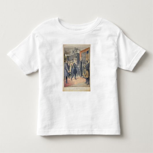 T-shirt Pour Les Tous Petits À Paris : l'arrivée du Président Kruger (Devant)