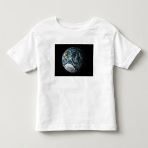 T-shirt Pour Les Tous Petits À pleine vue de la terre accentuant l'Antarctique