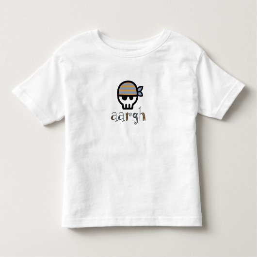 T-shirt Pour Les Tous Petits Aargh Boy Pirate Skull (Devant)