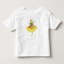 Abeille blanche mignonne sur une fleur