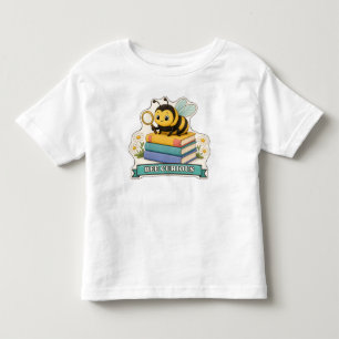 T-shirt Pour Les Tous Petits Abeille Curieuse Abeille Floue avec Loupe
