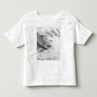 T-shirt Pour Les Tous Petits Abstract Black and White Light Trails Long Exposur