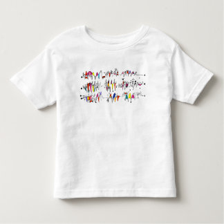 T-shirt Pour Les Tous Petits Abstraction des lignes onduleuses