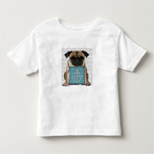 T-shirt Pour Les Tous Petits Accrocher un Carlin