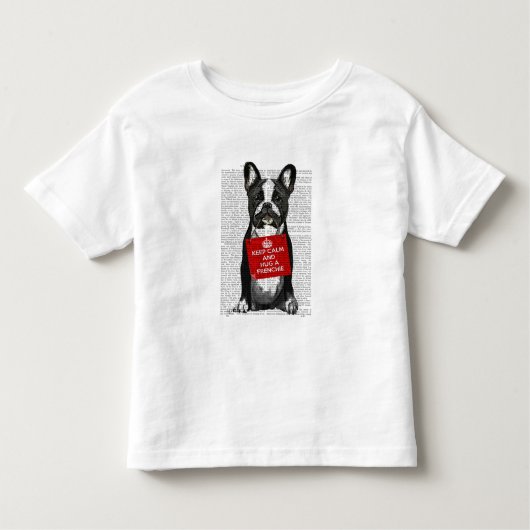 T-shirt Pour Les Tous Petits Accrocher un Français (Devant)
