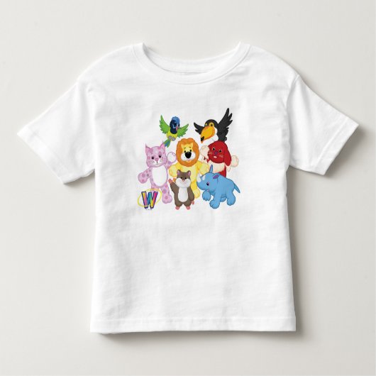 T-shirt Pour Les Tous Petits Accueil à Webkinz ! (Devant)
