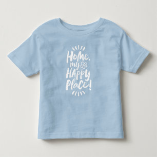 T-shirt Pour Les Tous Petits ACCUEILLE mon Happy Place ! Abri en place - Corps