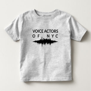 T-shirt Pour Les Tous Petits Acteurs de voix d'enfant en bas âge de NYC