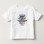 T-shirt Pour Les Tous Petits Adoption Day  (Devant)