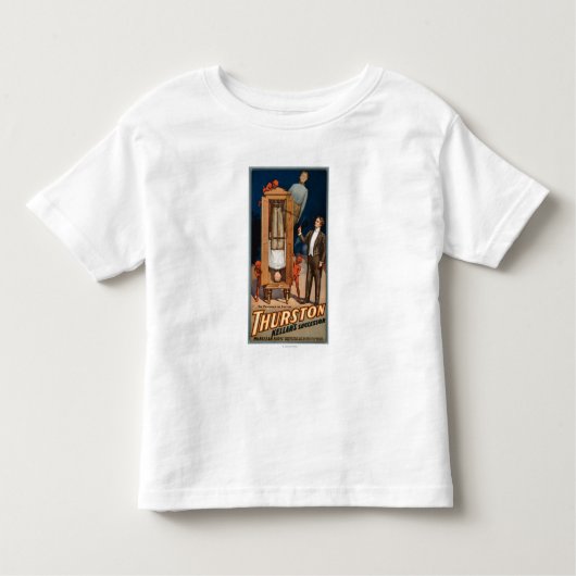 T-shirt Pour Les Tous Petits Affiche de magie de successeur de Thurston Kellar (Devant)