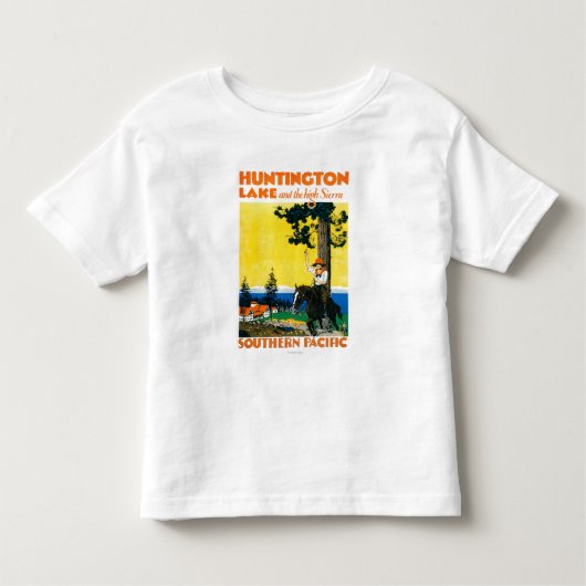 T-shirt Pour Les Tous Petits Affiche de Promotinal de lac huntington (Devant)