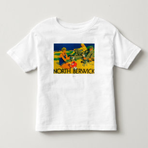 T-shirt Pour Les Tous Petits Affiche promotionnelle de côte de golf