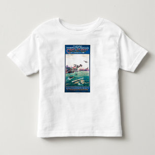 T-shirt Pour Les Tous Petits Affiche promotionnelle décommandée d'avion de