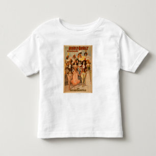 T-shirt Pour Les Tous Petits Affiche turbulente de théâtre de fantaisie