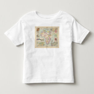 T-shirt Pour Les Tous Petits Afrika - carte d'atlas de l'Afrique