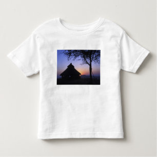T-shirt Pour Les Tous Petits Afrique, Éthiopie, région du fleuve Omo, coucher d