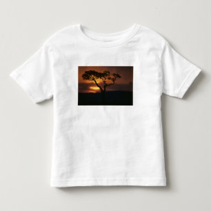 T-shirt Pour Les Tous Petits Afrique, Kenya, Réserve de Masai Mara, Cadre