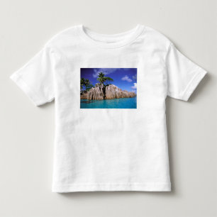 T-shirt Pour Les Tous Petits Afrique, Seychelles, île de La Digue.Granite