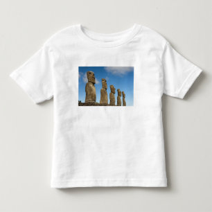 T-shirt Pour Les Tous Petits Ahu Akivi, Rapa Nui, Île de Pâques, Chili 2