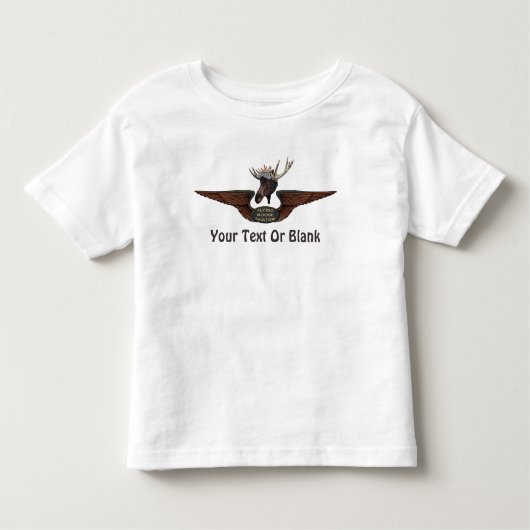 T-shirt Pour Les Tous Petits Ailes pilotes de Moose Bush (Devant)
