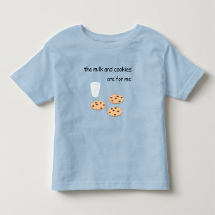 T-shirt Pour Les Tous Petits Aimant au lait et aux cookies