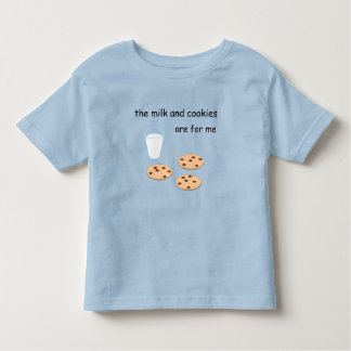 T-shirt Pour Les Tous Petits Aimant au lait et aux cookies