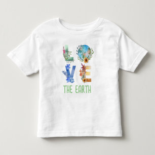 T-SHIRT POUR LES TOUS PETITS AIMEZ LA TERRE