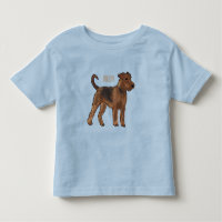Airedale terrier dog cartoon