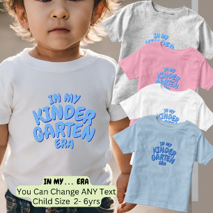 T-shirt Pour Les Tous Petits Ajouter un mot À MON ÉPOQUE DE MATERNELLE Personna
