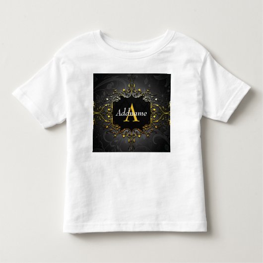 T-shirt Pour Les Tous Petits Ajouter votre nom et votre initiale (Devant)