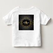 T-shirt Pour Les Tous Petits Ajouter votre nom et votre initiale (Dos)