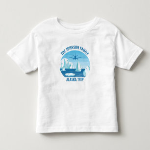 T-shirt Pour Les Tous Petits Alaska Famille Vacances Custom Cool Glacier
