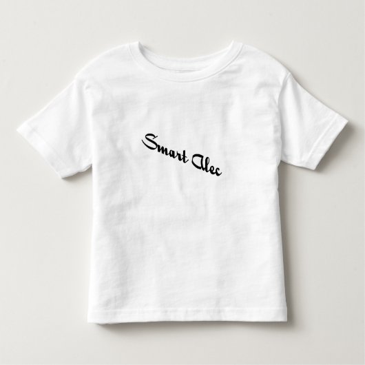 T-shirt Pour Les Tous Petits Alec futé (Devant)
