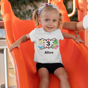 T-shirt Pour Les Tous Petits Alice au pays des merveilles Parti Anniversaire de