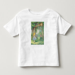 T-shirt Pour Les Tous Petits Alice et le chat de Cheshire
